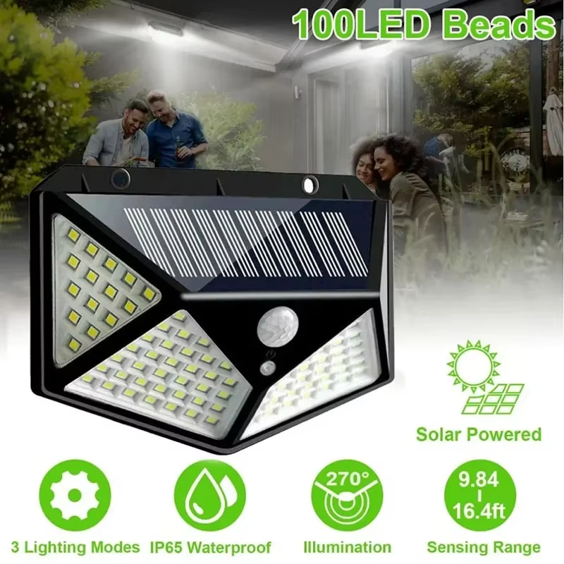 Solar Wall Sconce - 1/2/4PCS Motion Sensor Solar Lights Outdoor,Waterproof