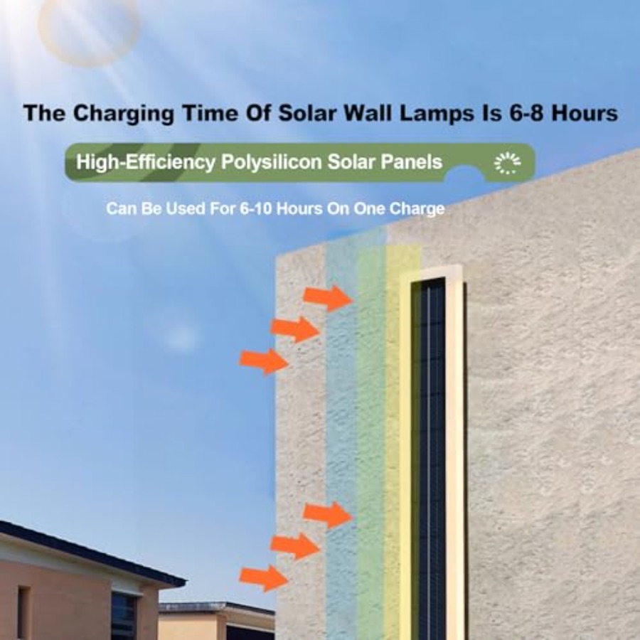 Solar Wall Lights Outdoor Wate - Outdoor Lighting Led Fixtures avis et prix