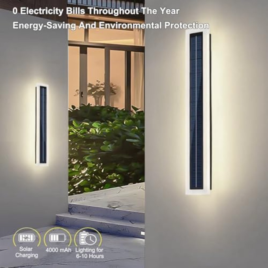 Solar Wall Lights Outdoor Wate - Outdoor Lighting Led Fixtures avis et prix