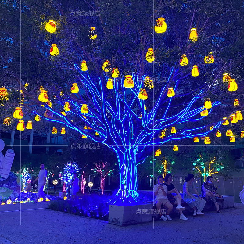 Lucky bag lanterns, money bags - Outdoor Lighting On Trees avis et prix