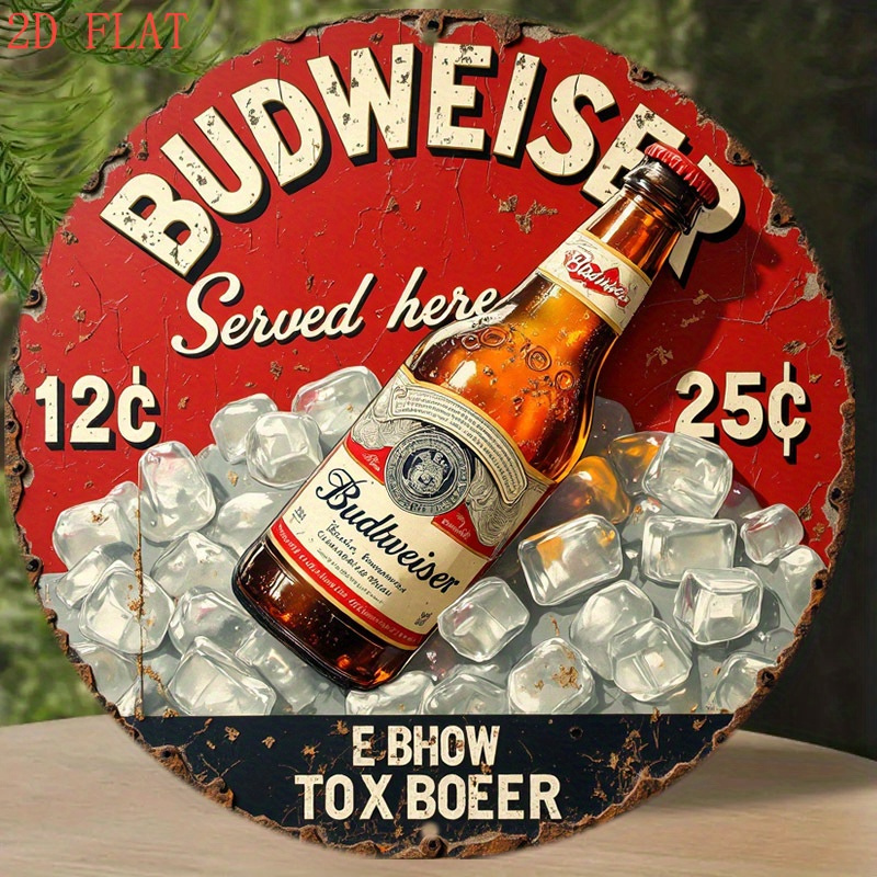 1pc Vintage Beer Logo Metal Wa - Outdoor Lighting Logo avis et prix