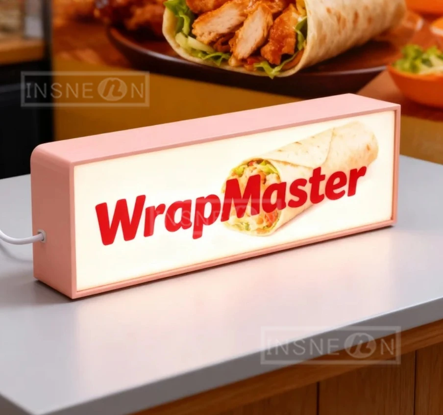 Custom Light Box Acrylic Logo  - Outdoor Lighting Logo avis et prix
