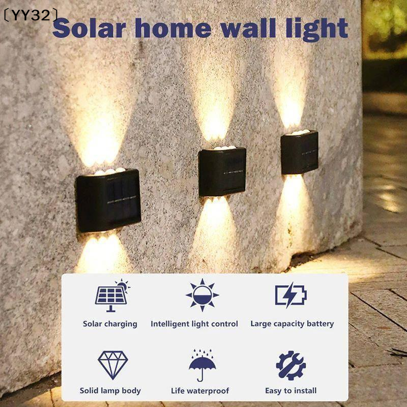 4-10 LED Solar Lamp Outdoor Wa - Solar Wall Sconce avis et prix