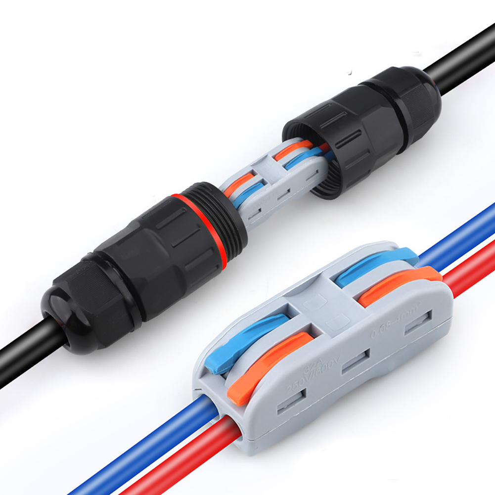 1Pc 2 Pin 3 Pin Wire Connector - Outdoor Lighting Wire Connectors avis et prix