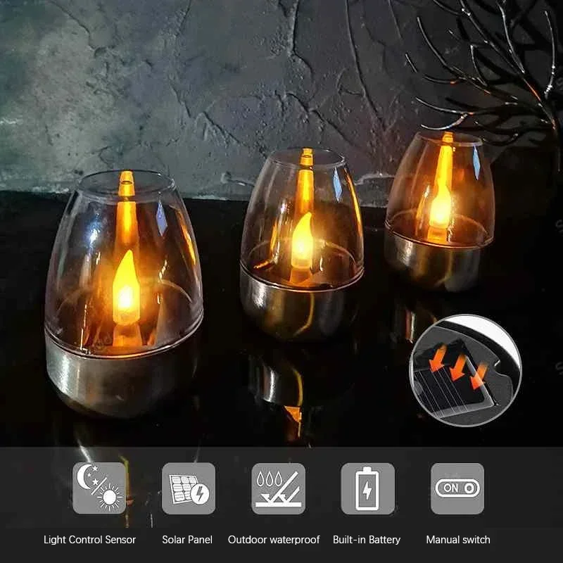LED Solar Candles Light Flamel - Outdoor Lighting Led Fixtures avis et prix