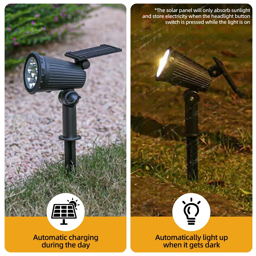 1/2PCS Solar Powered 9LED Lamp - Solar Wall Sconce avis et prix