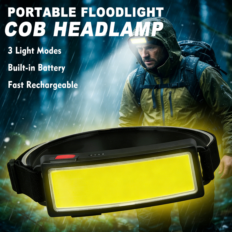 Powerful COB LED Headlamp 4 Li - Led Flood Light avis et prix