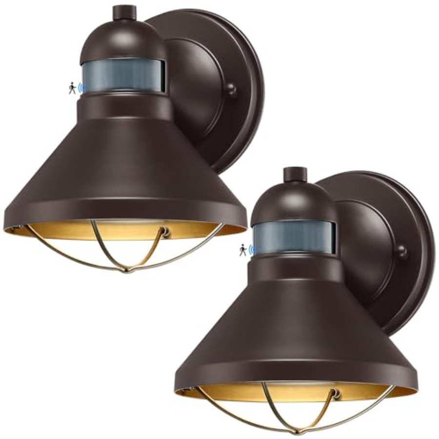2 Pack Motion Sensor Outdoor L - Outdoor Lighting Led Fixtures avis et prix