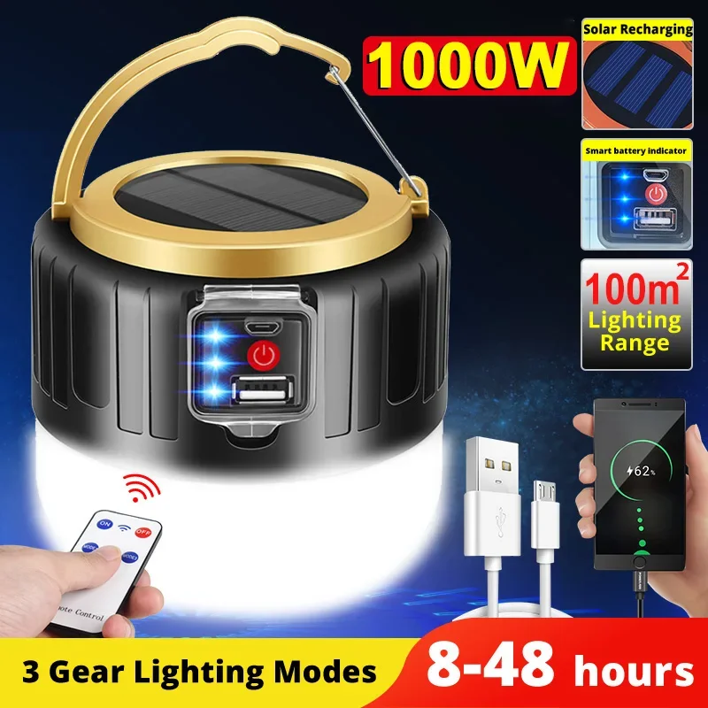 LED Solar Camping Light Power  - Outdoor Lighting Led Fixtures avis et prix