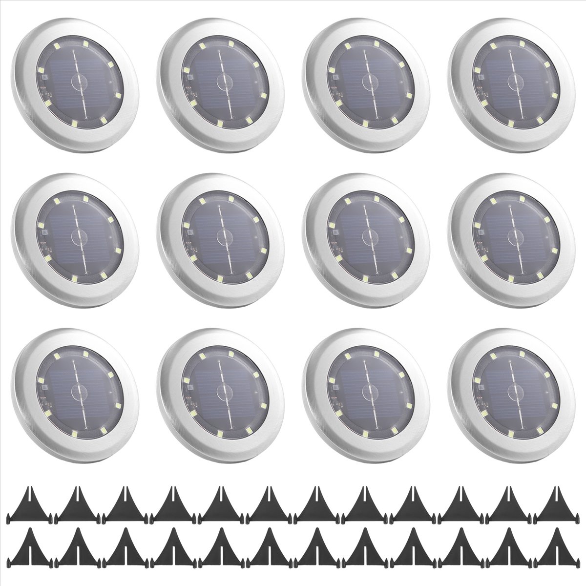 *A14E 12 Pack Solar Lights Out - Outdoor Lighting Led Fixtures avis et prix