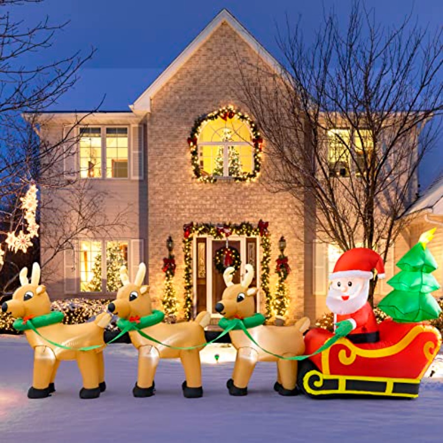 Outdoor Christmas inflatables  - Outdoor Lighting On Trees avis et prix