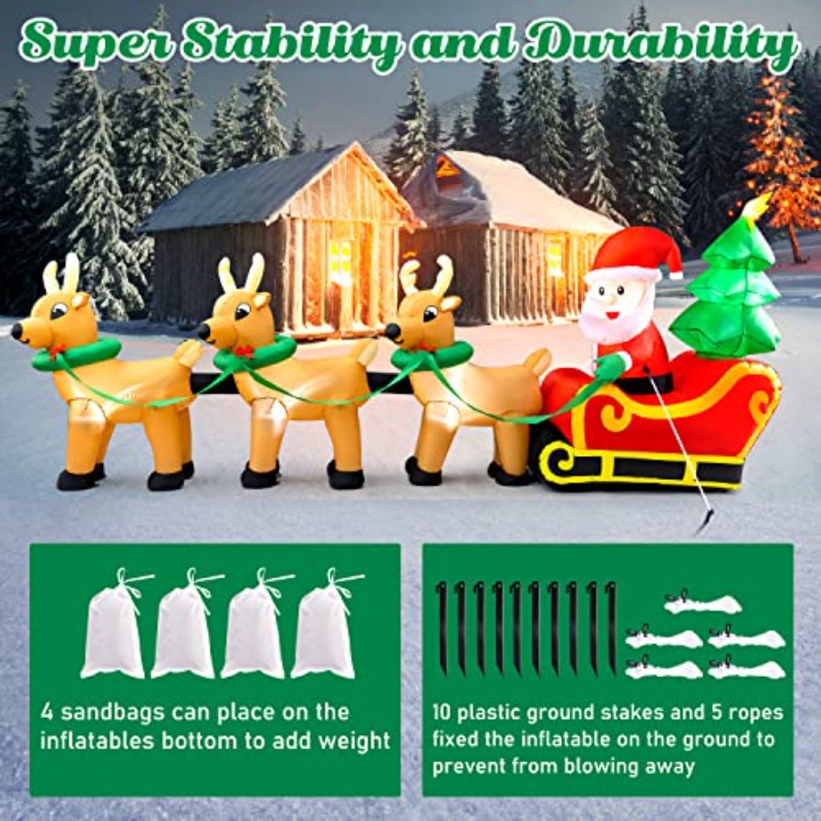 Outdoor Christmas inflatables  - Outdoor Lighting On Trees avis et prix