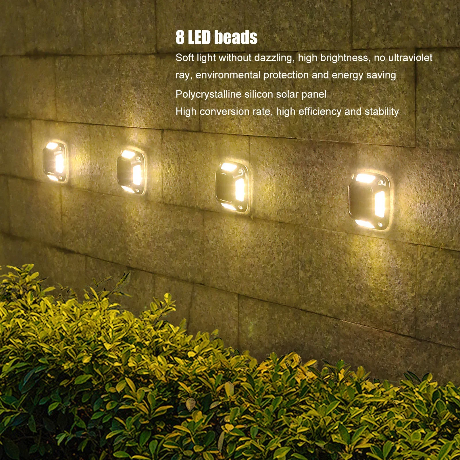 8LED Solar Driveway Light Outd - Solar Wall Sconce avis et prix
