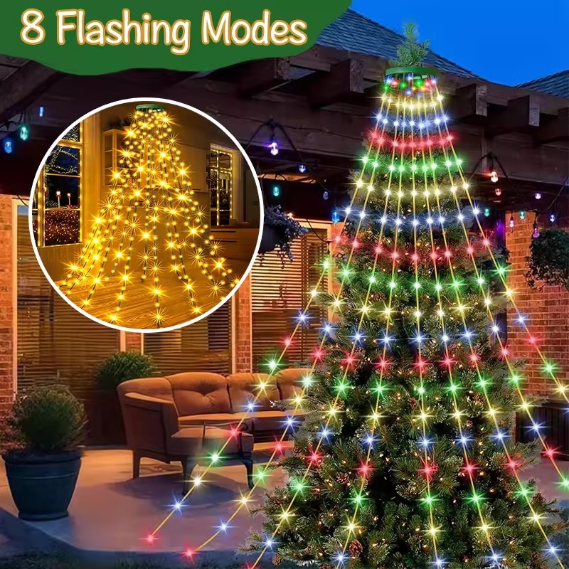 1.5M/2M/3M LED Ring Christmas  - Outdoor Lighting Garden avis et prix