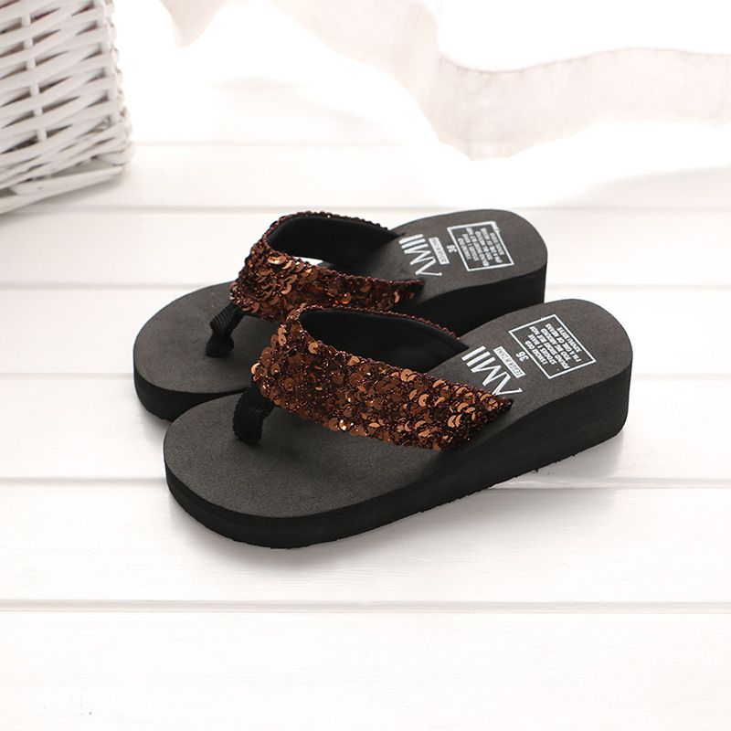 Summer Sequins Slippers Women  - Outdoor Lighting For Your House avis et prix