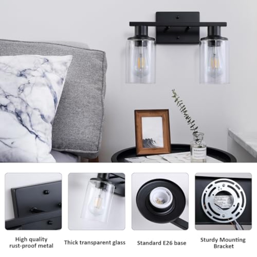 Matte Bathroom Light Fixtures  - Solar Wall Sconce avis et prix
