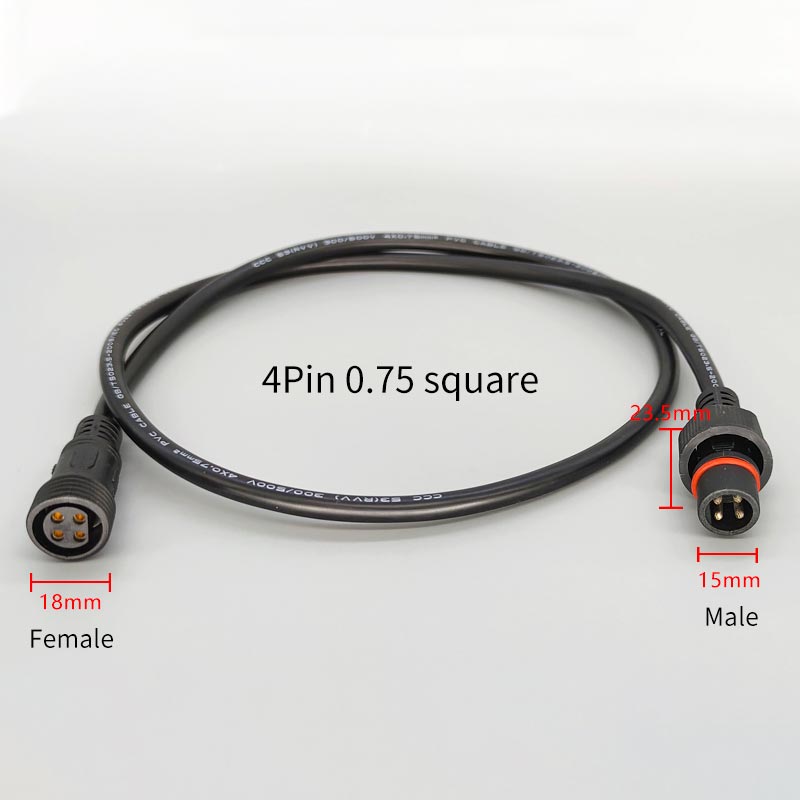 Male Famale Plug Cable 4Pin Wa - Outdoor Lighting Wire Connectors avis et prix