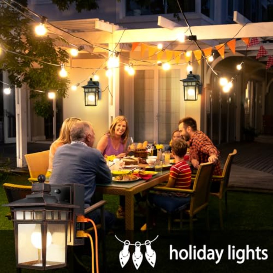 Outdoor Light with GFCI Outlet - Solar Wall Sconce avis et prix