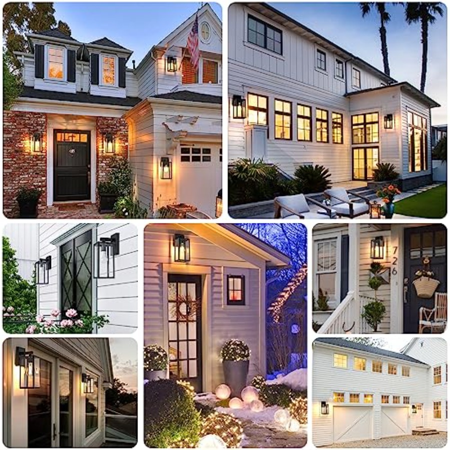 2-Pack Outdoor Wall Sconce Wat - Solar Wall Sconce avis et prix