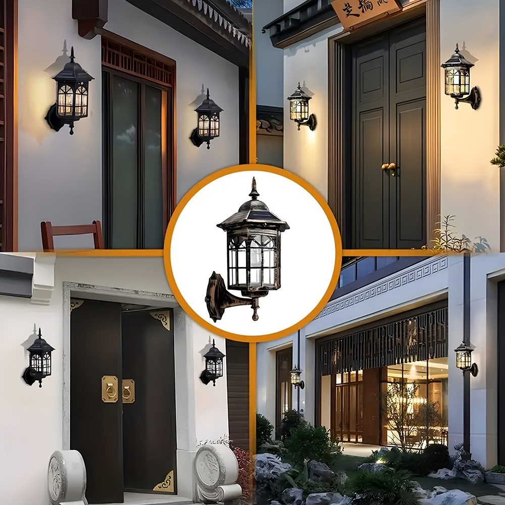 2pcs Exterior Light Fixtures W - Solar Wall Sconce avis et prix