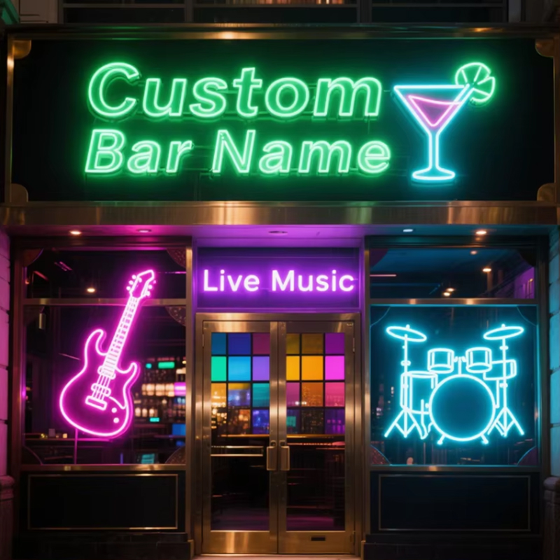Custom Neon Signs Personalized - Outdoor Lighting Logo avis et prix