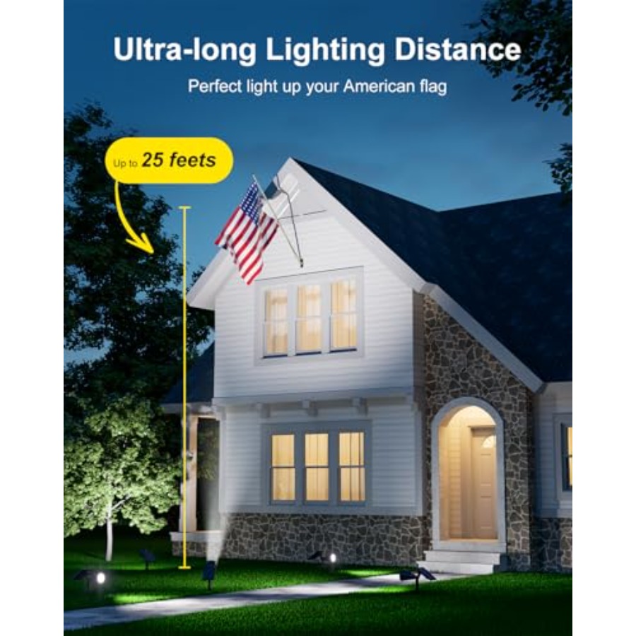 Solar Spotlights Outdoor Water - Led Flood Light avis et prix