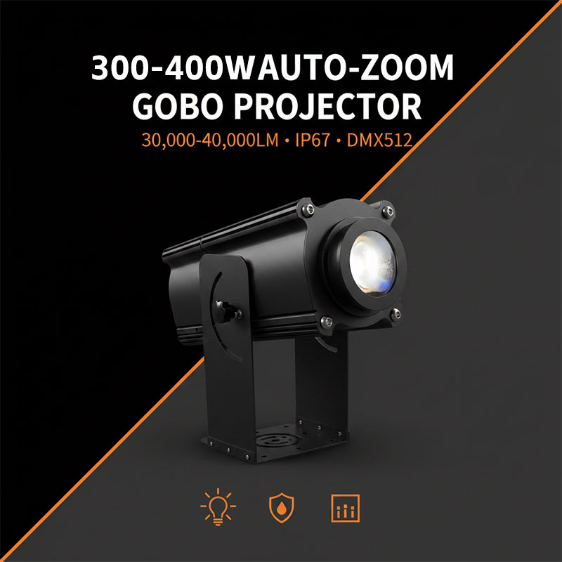 300W Electric Focus Gobo Proje - Outdoor Lighting Logo avis et prix