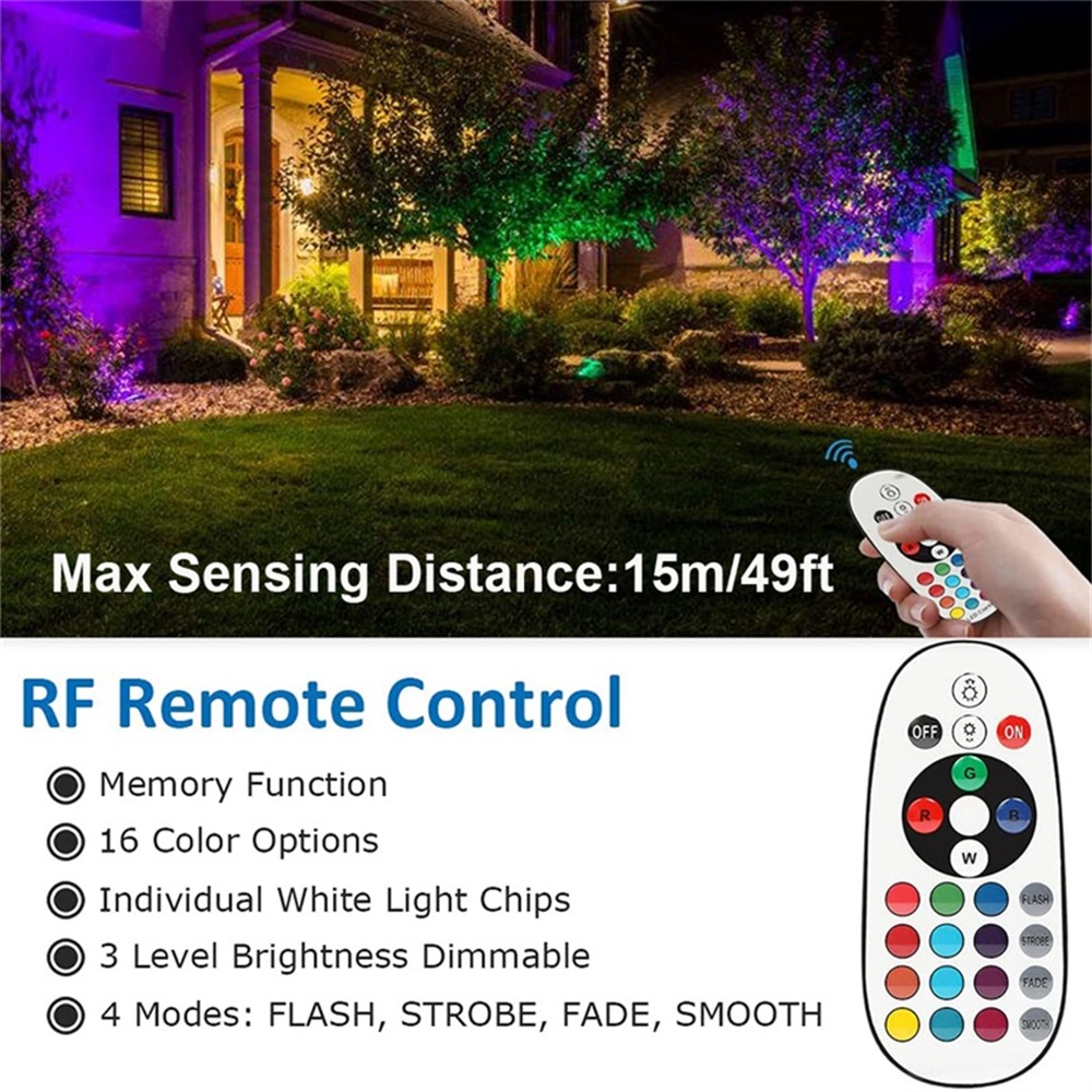 RGBW Landscape Lighting 10W wi - Outdoor Lighting Garden avis et prix