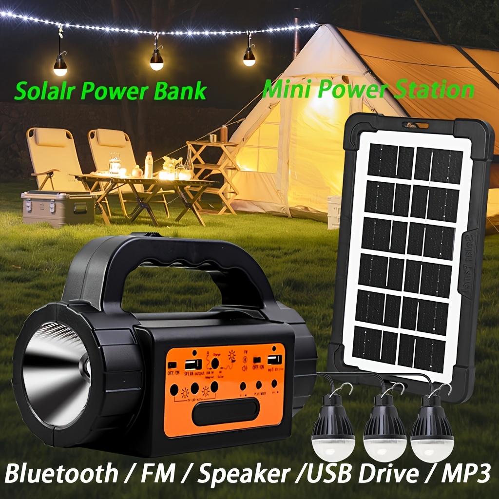 Solar Rechargeable Camping Lig - Led Flood Light avis et prix