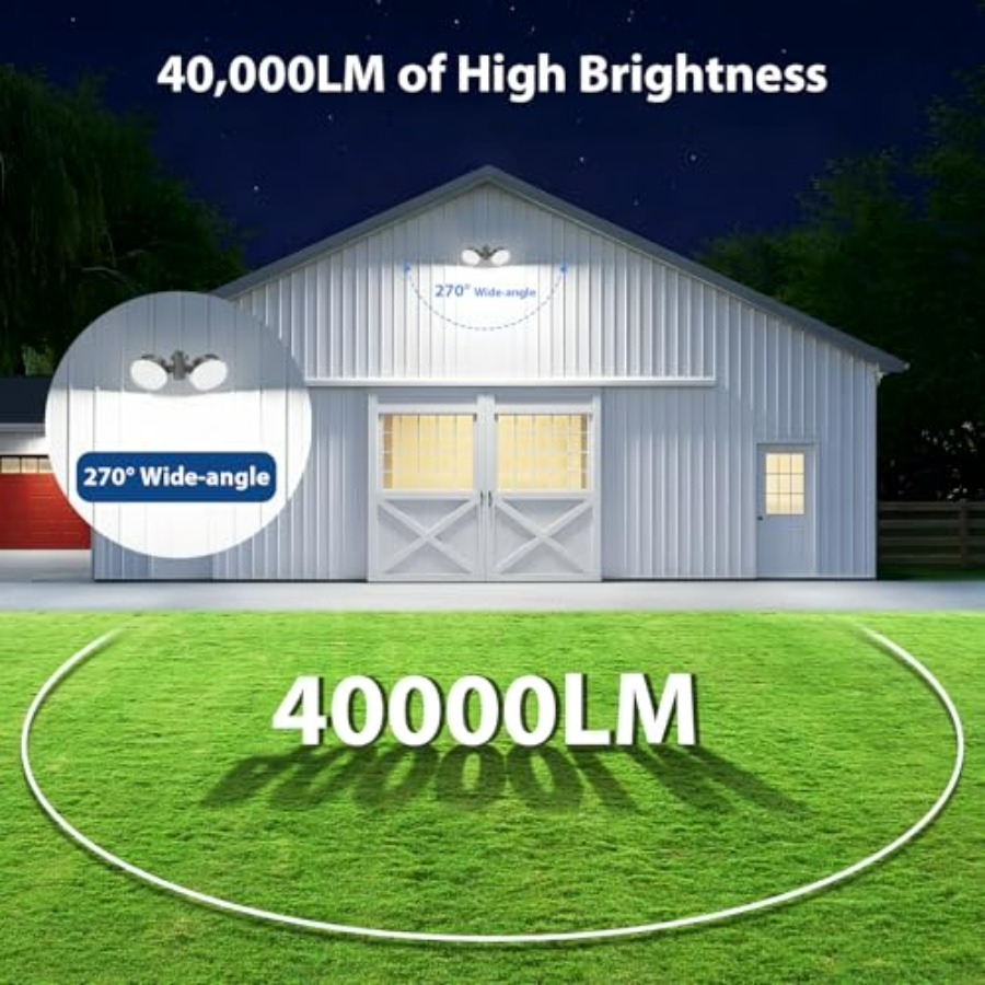 300W LED Barn Light, 40000LM D - Led Flood Light avis et prix