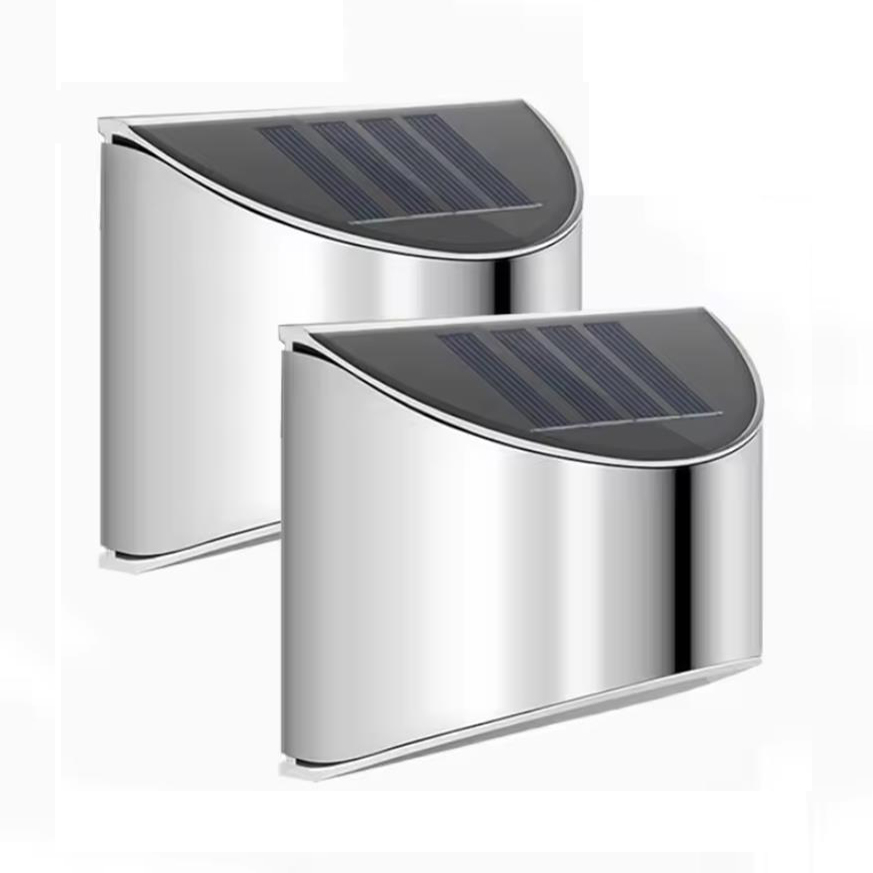 2Pcs Solar Garden Light Stainl - Solar Wall Sconce avis et prix