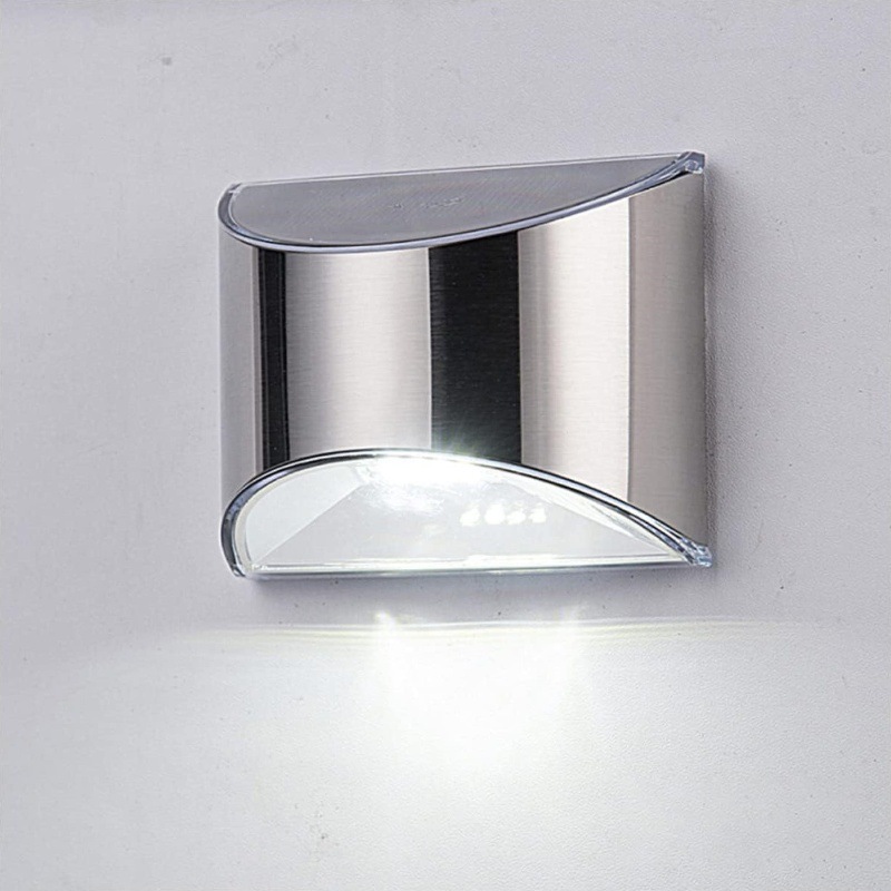 2Pcs Solar Garden Light Stainl - Solar Wall Sconce avis et prix