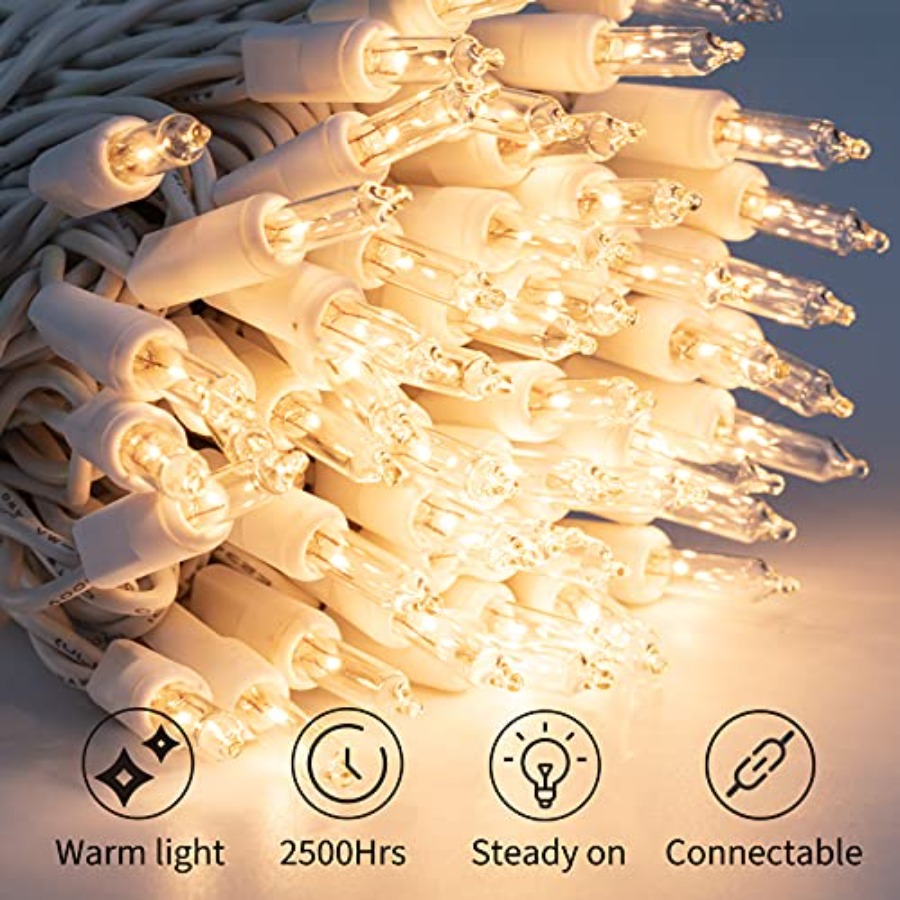 Christmas Lights, Clear Mini I - Outdoor Lighting On Trees avis et prix