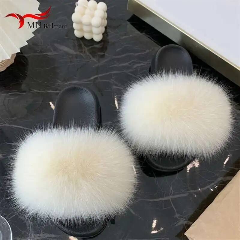 Fox Fur Slippers Luxury Design - Outdoor Lighting For Your House avis et prix