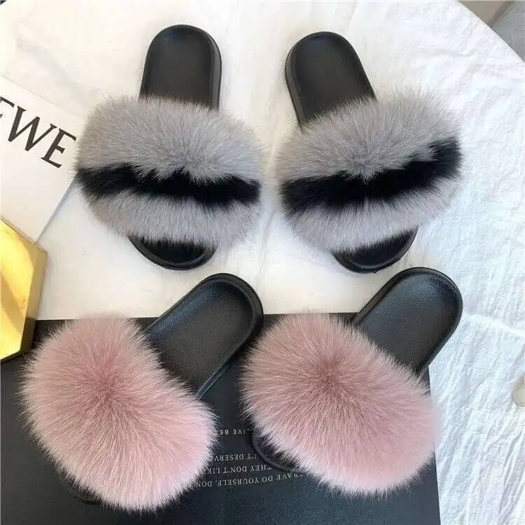 Fox Fur Slippers Luxury Design - Outdoor Lighting For Your House avis et prix