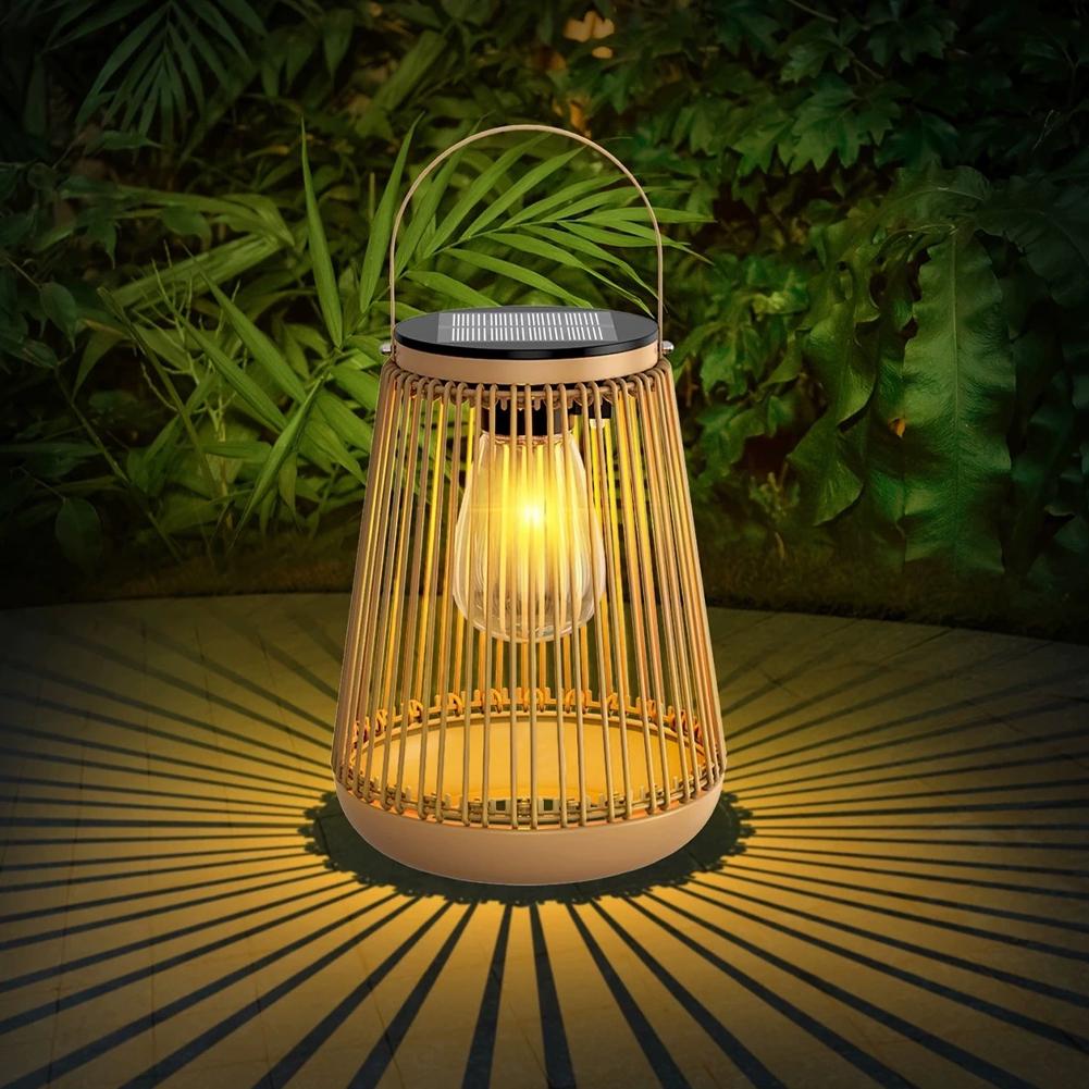 IP65 Waterproof Solar Rattan L - Outdoor Lighting Garden avis et prix
