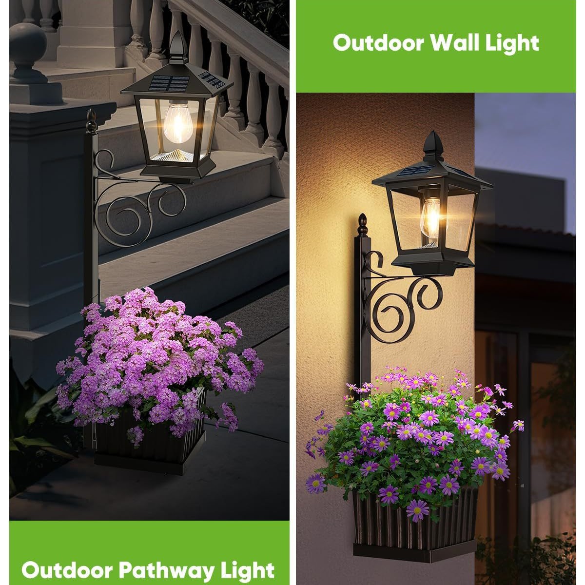 2-in-1 Solar Garden Planter La - Outdoor Lighting Garden avis et prix