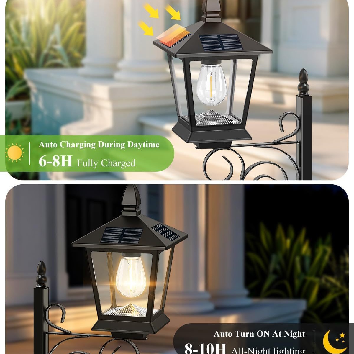 Solar Powered 2-in-1 Flower Po - Outdoor Lighting Garden avis et prix