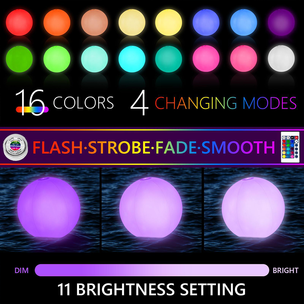 1-5PCS Floating Pool Lights wi - Outdoor Lighting Effects avis et prix