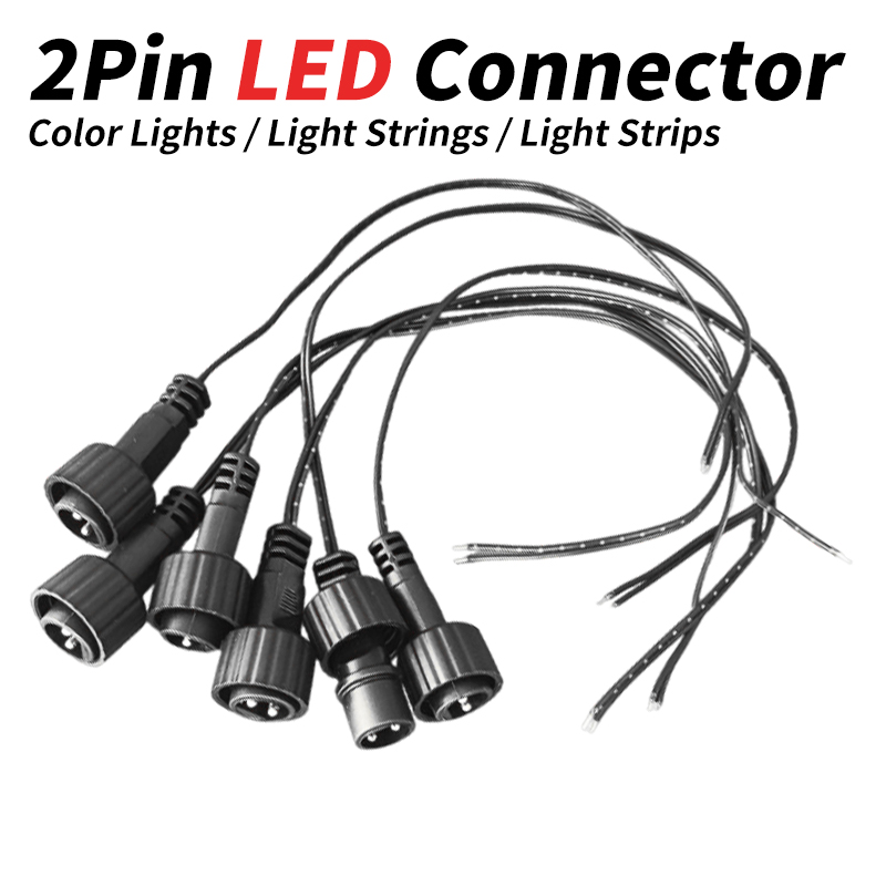 2Pin LED Connector with 25cm W - Outdoor Lighting Wire Connectors avis et prix