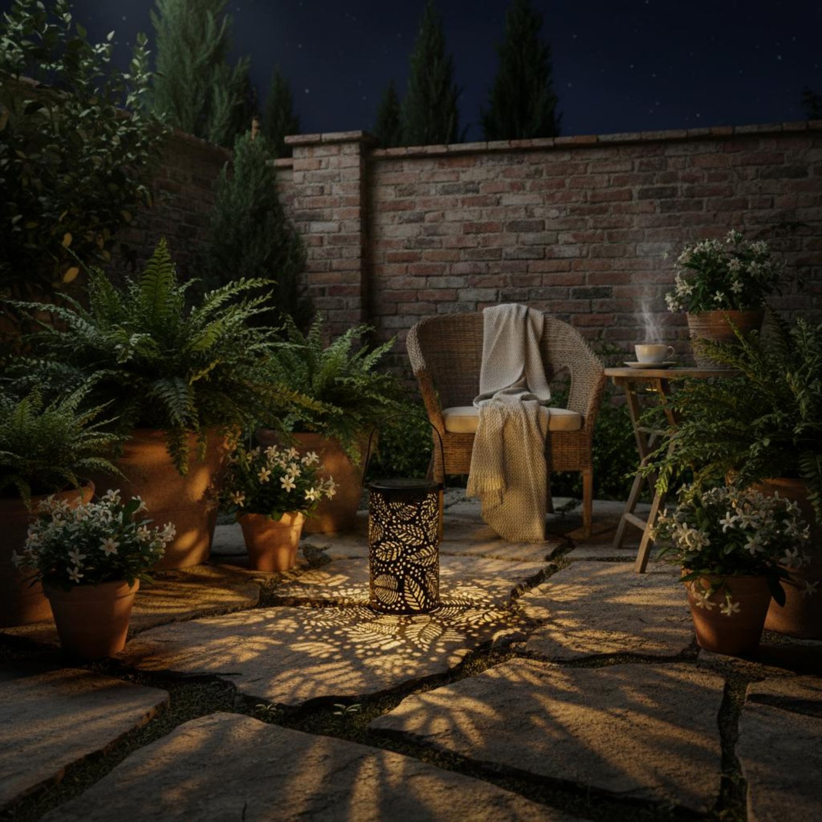 Tree Pattern Outline Lamp Auto - Outdoor Lighting On Trees avis et prix