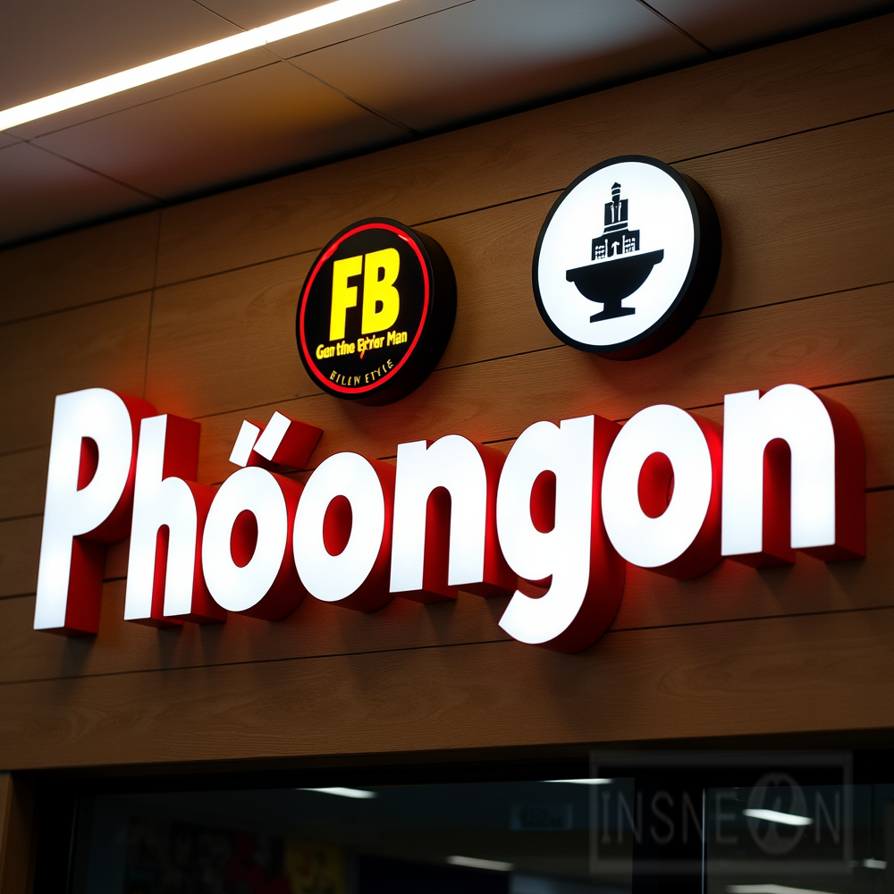 Custom Metal LED Sign Wall Log - Outdoor Lighting Logo avis et prix