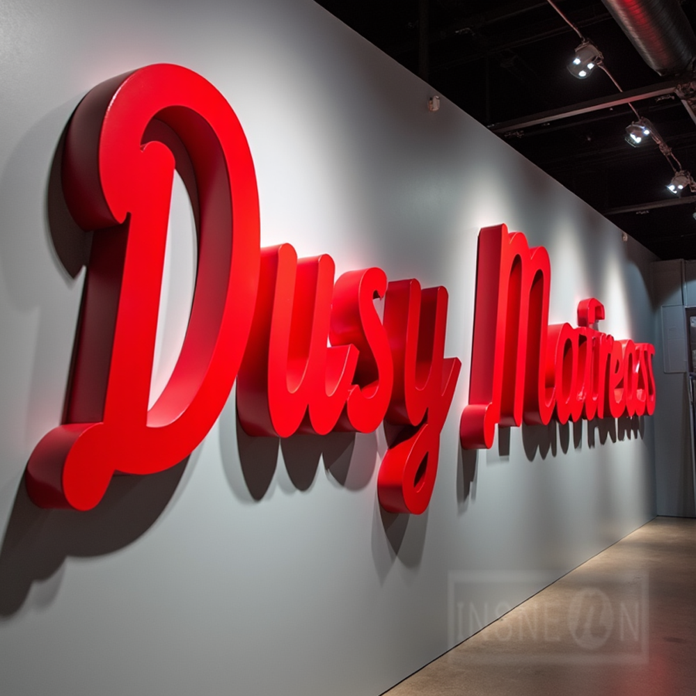 Custom Metal LED Sign Wall Log - Outdoor Lighting Logo avis et prix