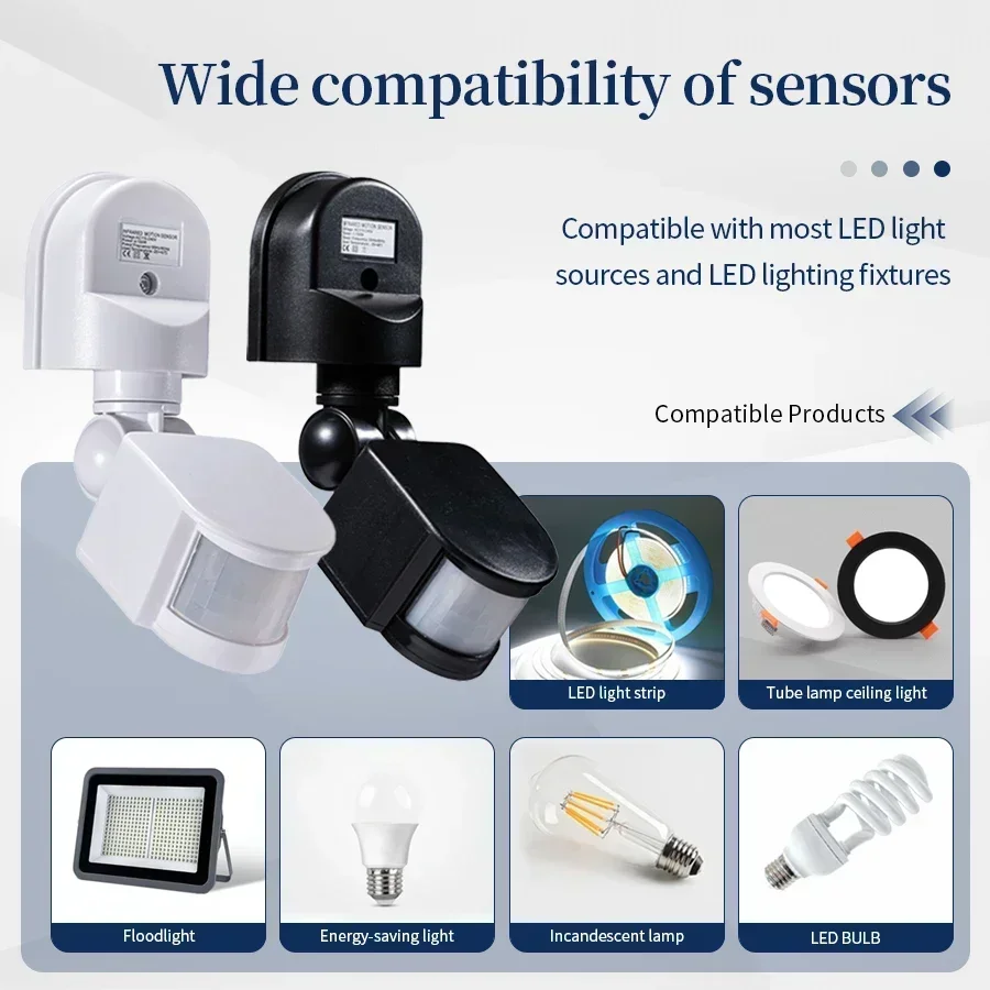 100-240V 12V PIR Motion Sensor - Outdoor Lighting Led Fixtures avis et prix