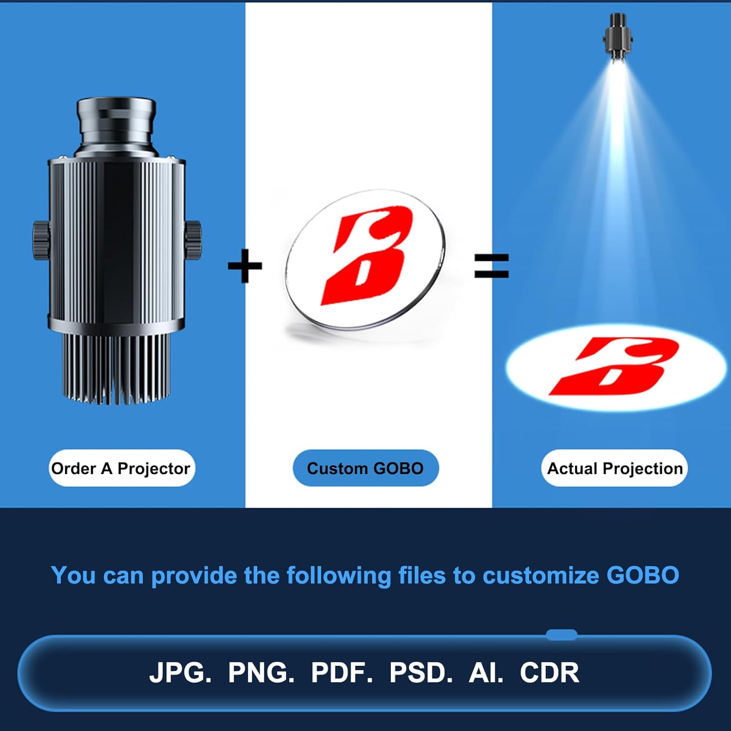 Outdoor LED Gobo Projector Lig - Outdoor Lighting Logo avis et prix