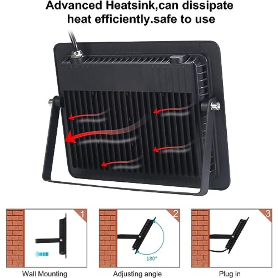 Black Lights 2 Pack W LED Blac - Led Flood Light avis et prix